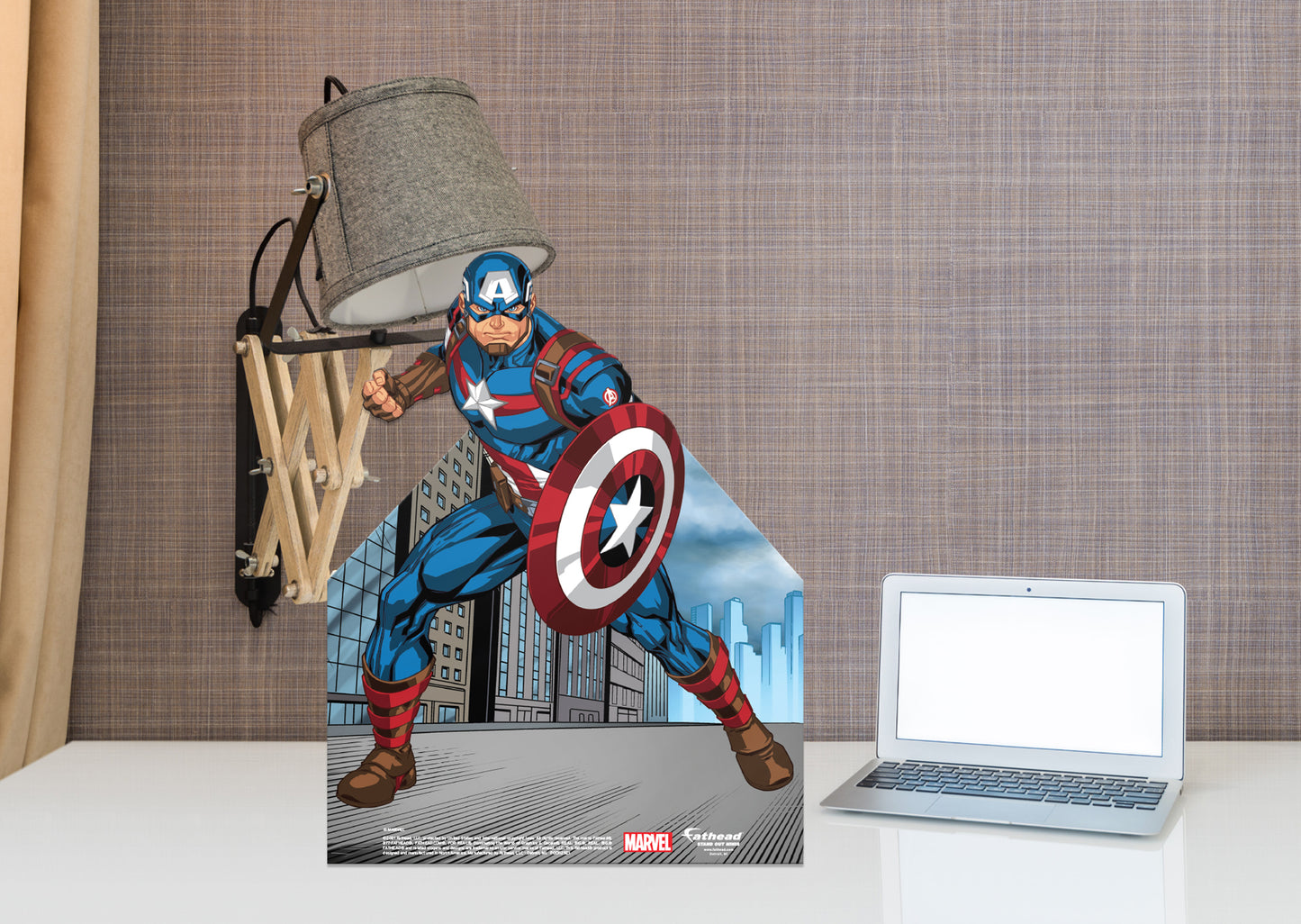 Avengers: CAPT AMERICA Mini   Cardstock Cutout  - Officially Licensed Marvel    Stand Out