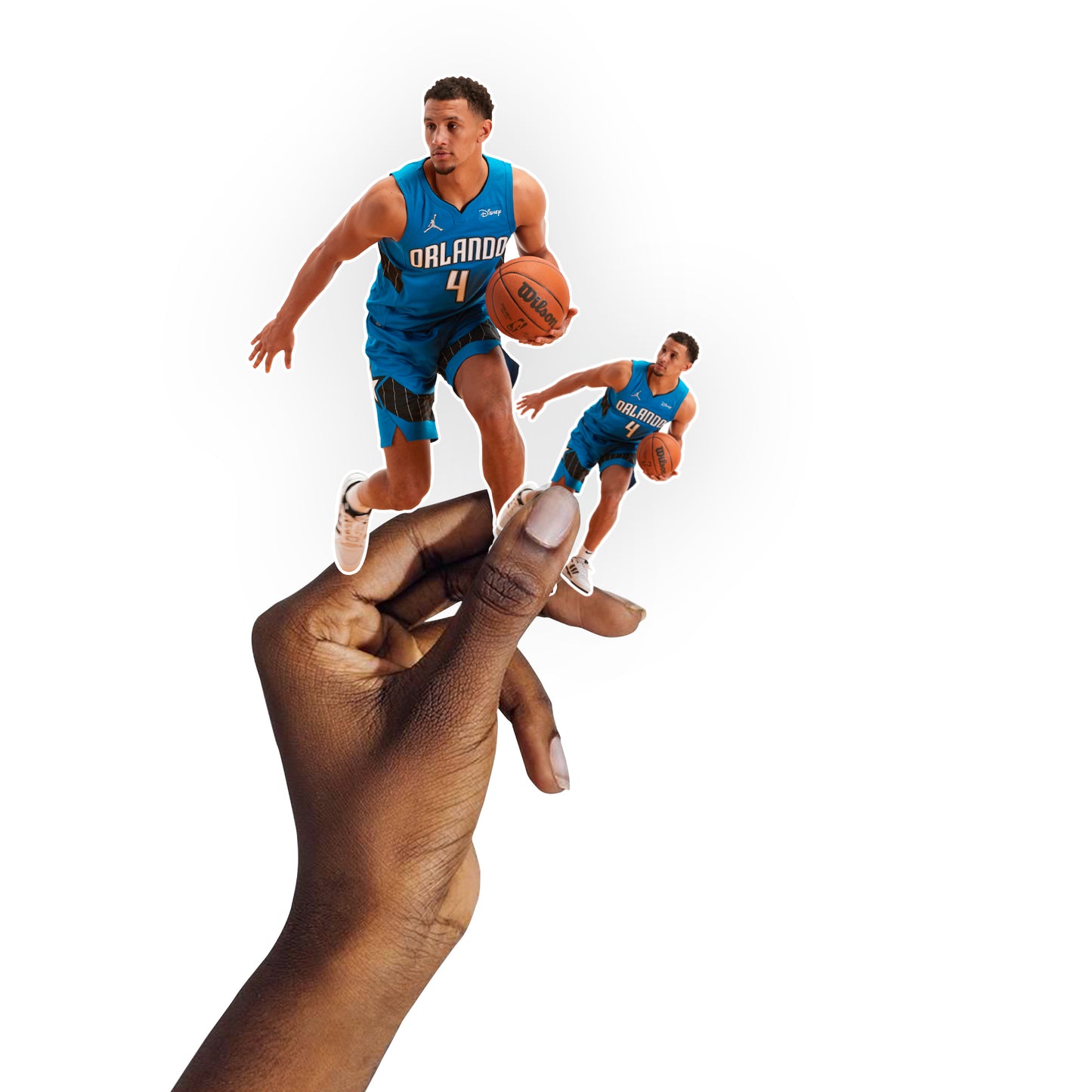 Sheet of 5 -Orlando Magic: Jalen Suggs 2021 MINIS        - Officially Licensed NBA Removable     Adhesive Decal