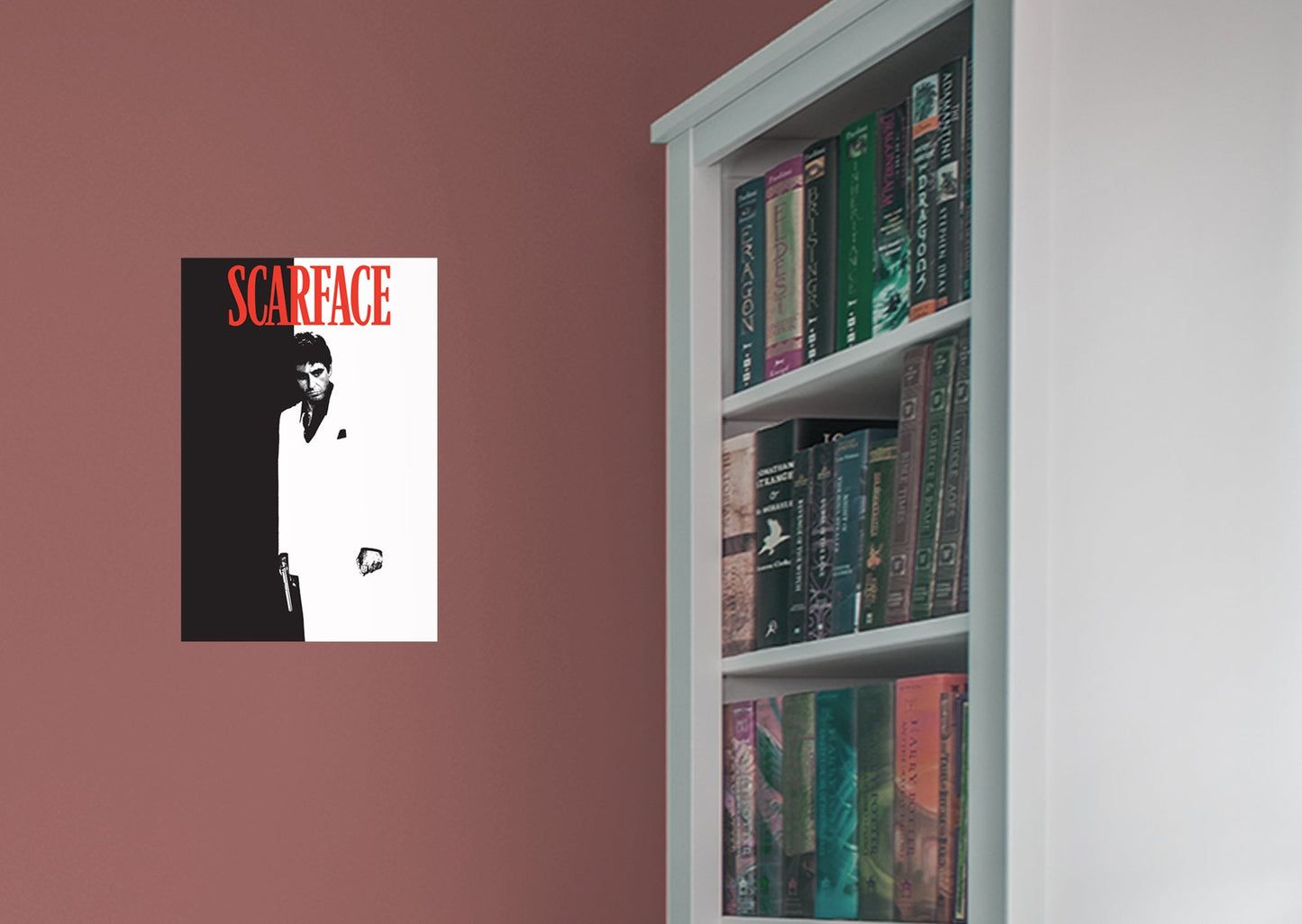 Scarface:  Movie Poster Mural        - Officially Licensed NBC Universal Removable Wall   Adhesive Decal