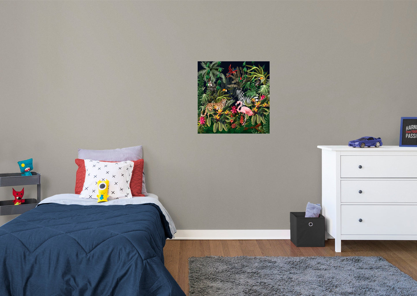 Jungle:  Jungle Beauty Mural        -   Removable Wall   Adhesive Decal