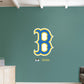 Boston Red Sox:   "B" City Connect Logo        - Officially Licensed MLB Removable     Adhesive Decal