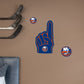 New York Islanders:    Foam Finger        - Officially Licensed NHL Removable     Adhesive Decal