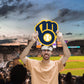 Milwaukee Brewers: Logo Foam Core Cutout - Officially Licensed MLB Big Head