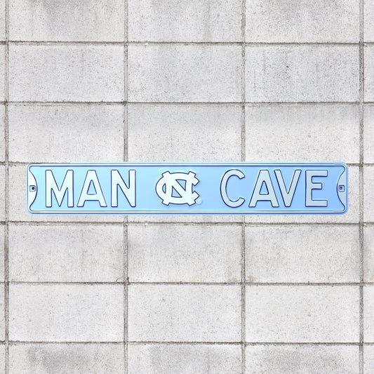 North Carolina Tar Heels: Man Cave - Officially Licensed Metal Street Sign