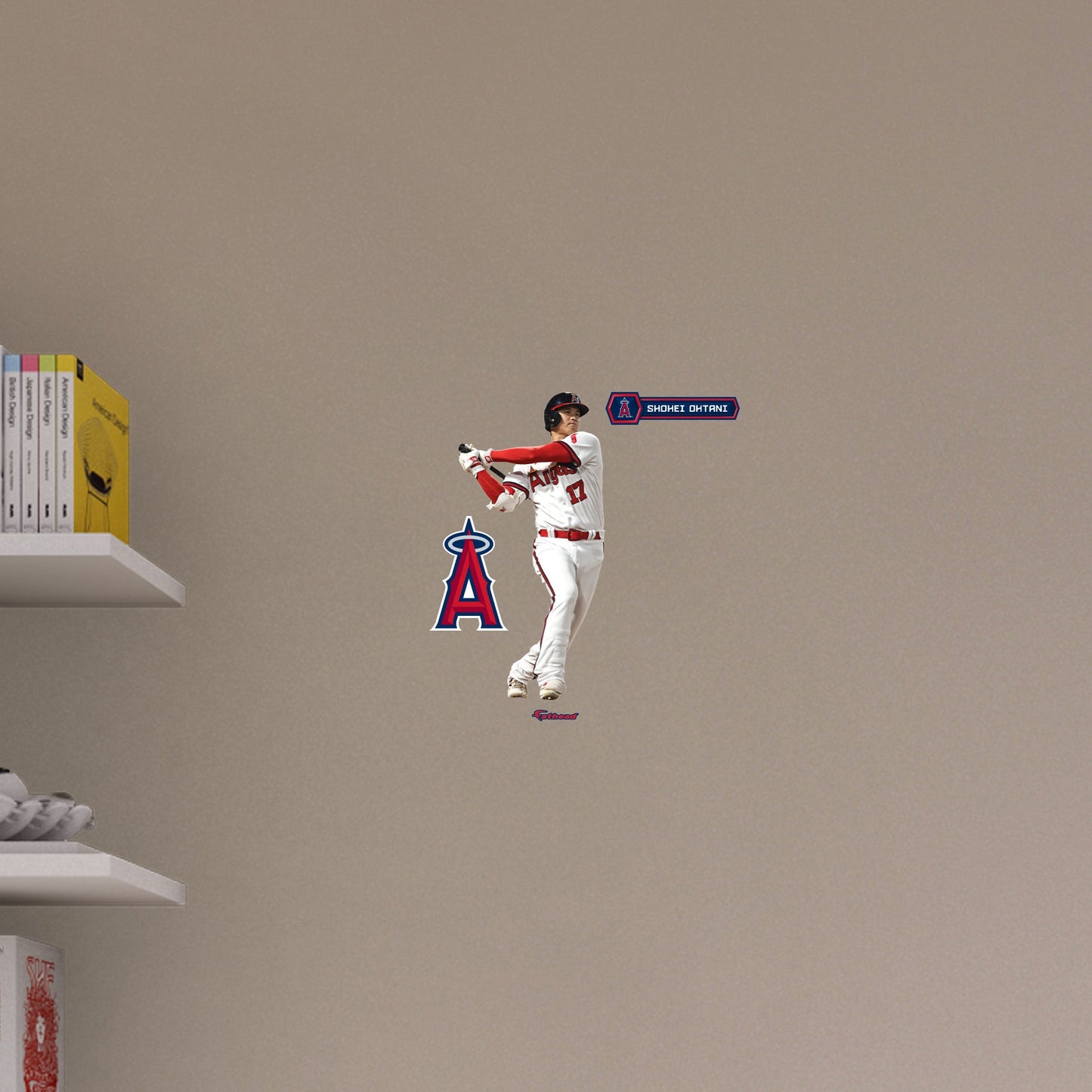 Los Angeles Angels: Shohei Ohtani  Throwback        - Officially Licensed MLB Removable     Adhesive Decal