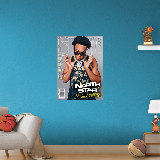 Toronto Raptors: Scottie Barnes SLAM Magazine 239 Cover Poster - Officially Licensed NBA Removable Adhesive Decal
