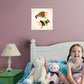 Nursery:  Two Bees Mural        -   Removable Wall   Adhesive Decal