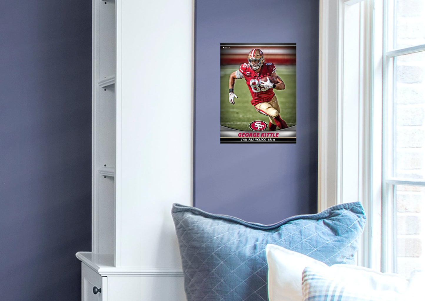 San Francisco 49ers: George Kittle  GameStar        - Officially Licensed NFL Removable     Adhesive Decal