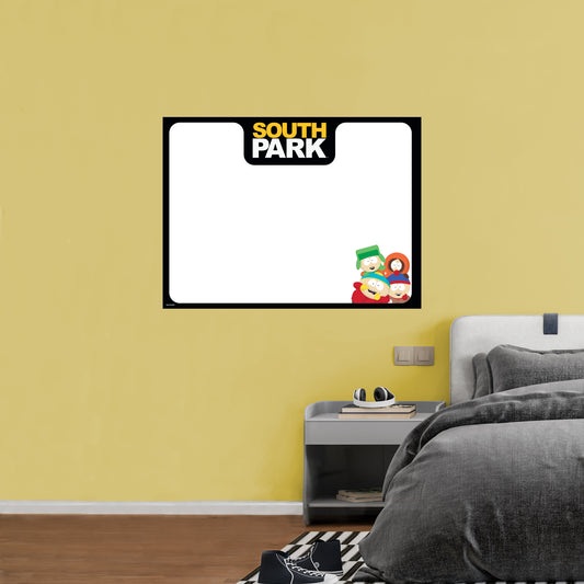 South Park:  Logo Dry Erase        - Officially Licensed Paramount Removable     Adhesive Decal