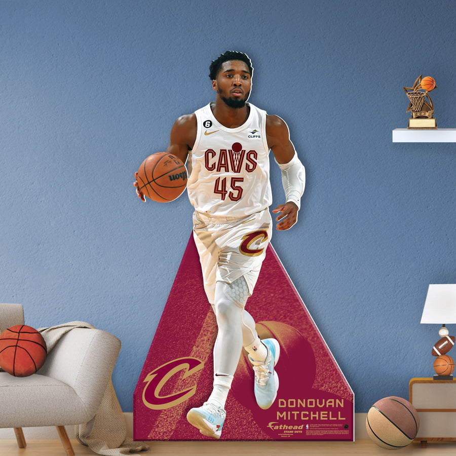 Donovan Mitchell - Life-Size Stand Out - Official NBA - Cleveland Cavaliers - Foam Core Cutout