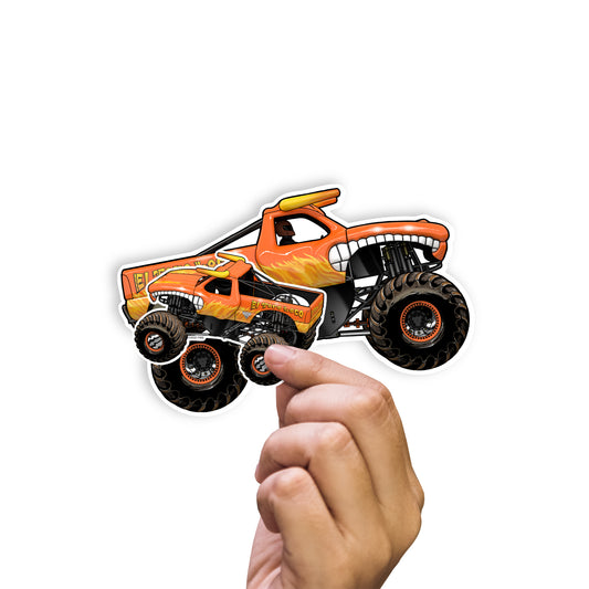 Sheet of 5 -El Toro Loco Minis        - Officially Licensed Monster Jam Removable     Adhesive Decal