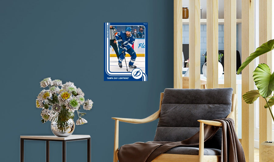 Victor Hedman - Peel & Stick Poster - Official NHL - Tampa Bay Lightning - Reusable Vinyl Wall Decal