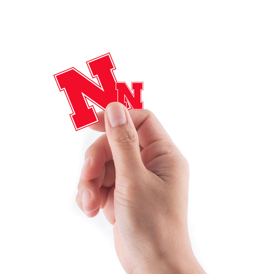 Sheet of 5 -U of Nebraska: Nebraska Cornhuskers 2021 Logo Minis        - Officially Licensed NCAA Removable    Adhesive Decal