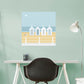 Seasons Decor:  Summer Blue Houses Mural        -   Removable Wall   Adhesive Decal