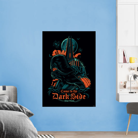 Come to the Dark Side Poster        - Officially Licensed Star Wars Removable     Adhesive Decal