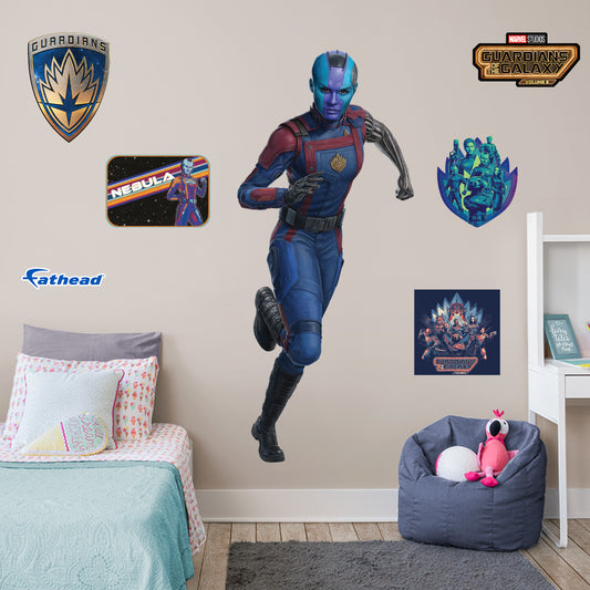 Guardians of the Galaxy vol.3: Nebula RealBig        - Officially Licensed Marvel Removable     Adhesive Decal