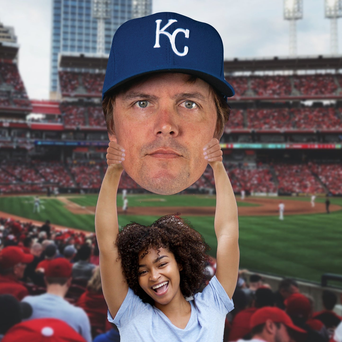 Kansas City Royals: Zack Greinke Foam Core Cutout - Officially Licensed MLB Big Head