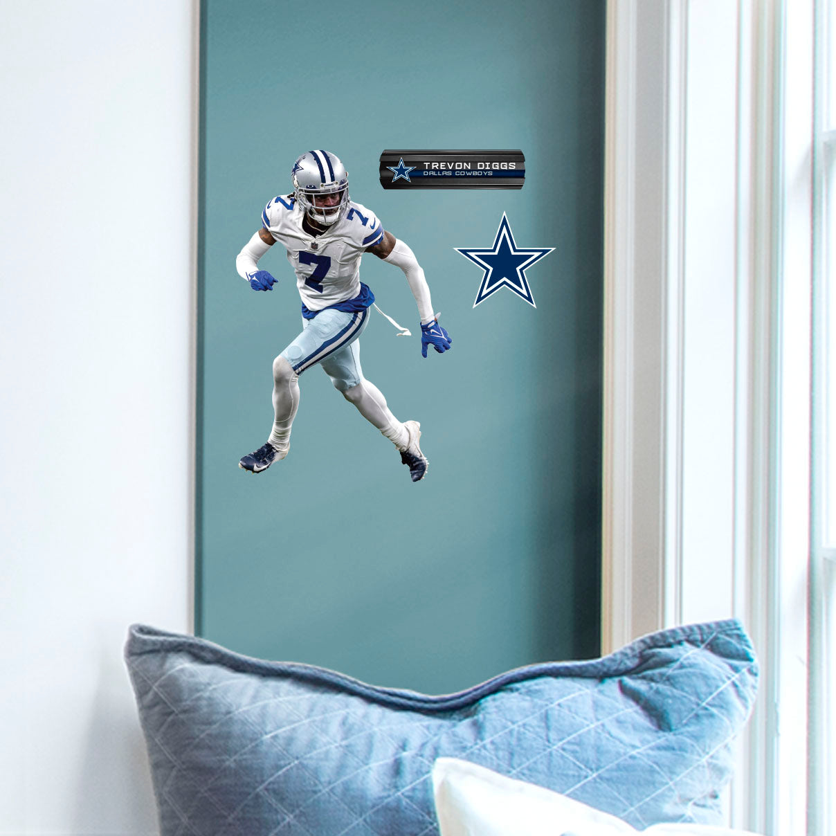 Dallas Cowboys: Trevon Diggs         - Officially Licensed NFL Removable     Adhesive Decal