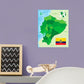 Maps of South America: Ecuador Mural        -   Removable     Adhesive Decal