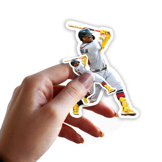 Atlanta Braves: Ronald Acuña Jr. 2022 Player Minis        - Officially Licensed MLB Removable     Adhesive Decal