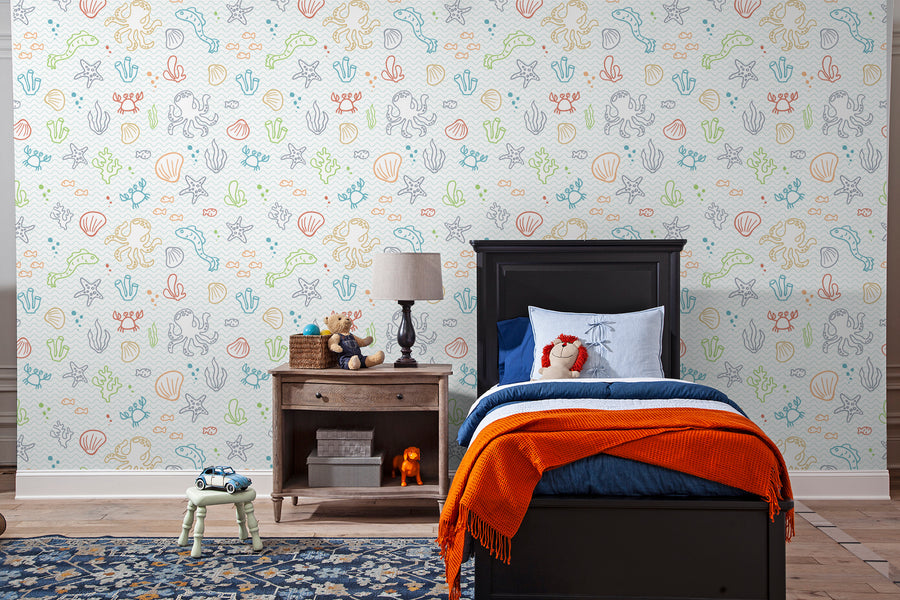 Children:  Duff Kids        -    Peel & Stick Wallpaper