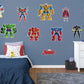 Avengers MechStrike Mech Suits Collection        - Officially Licensed Marvel Removable Wall   Adhesive Decal