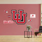 Utah Utes: Logo - Officially Licensed NCAA Removable Adhesive Decal
