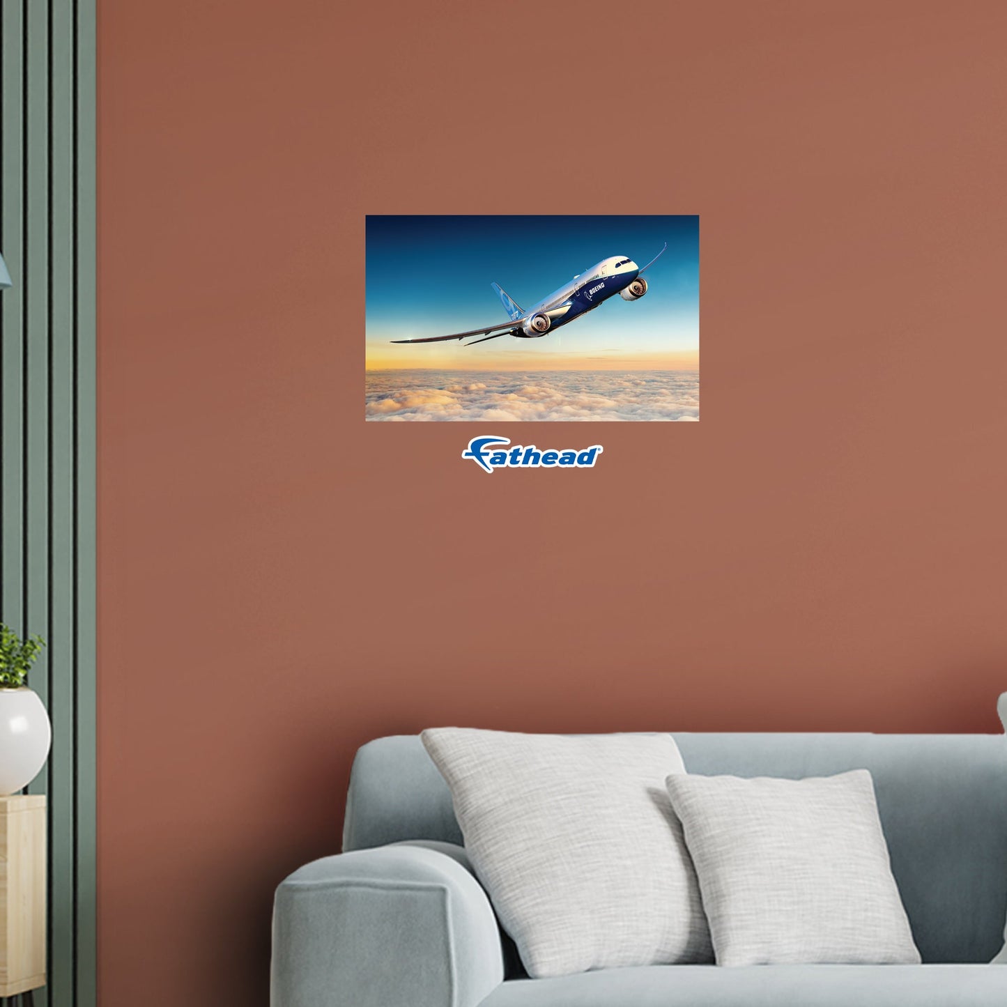 Boeing: Boeing L78M6K_787 Poster - Officially Licensed Boeing Removable Adhesive Decal