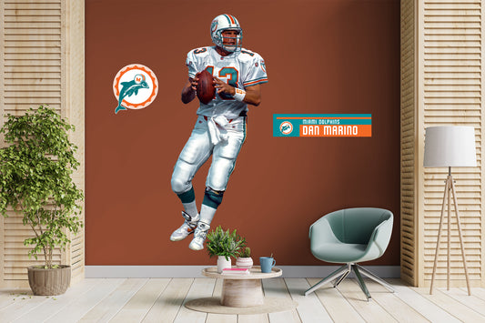 Miami Dolphins: Dan Marino 2021 Legend        - Officially Licensed NFL Removable     Adhesive Decal