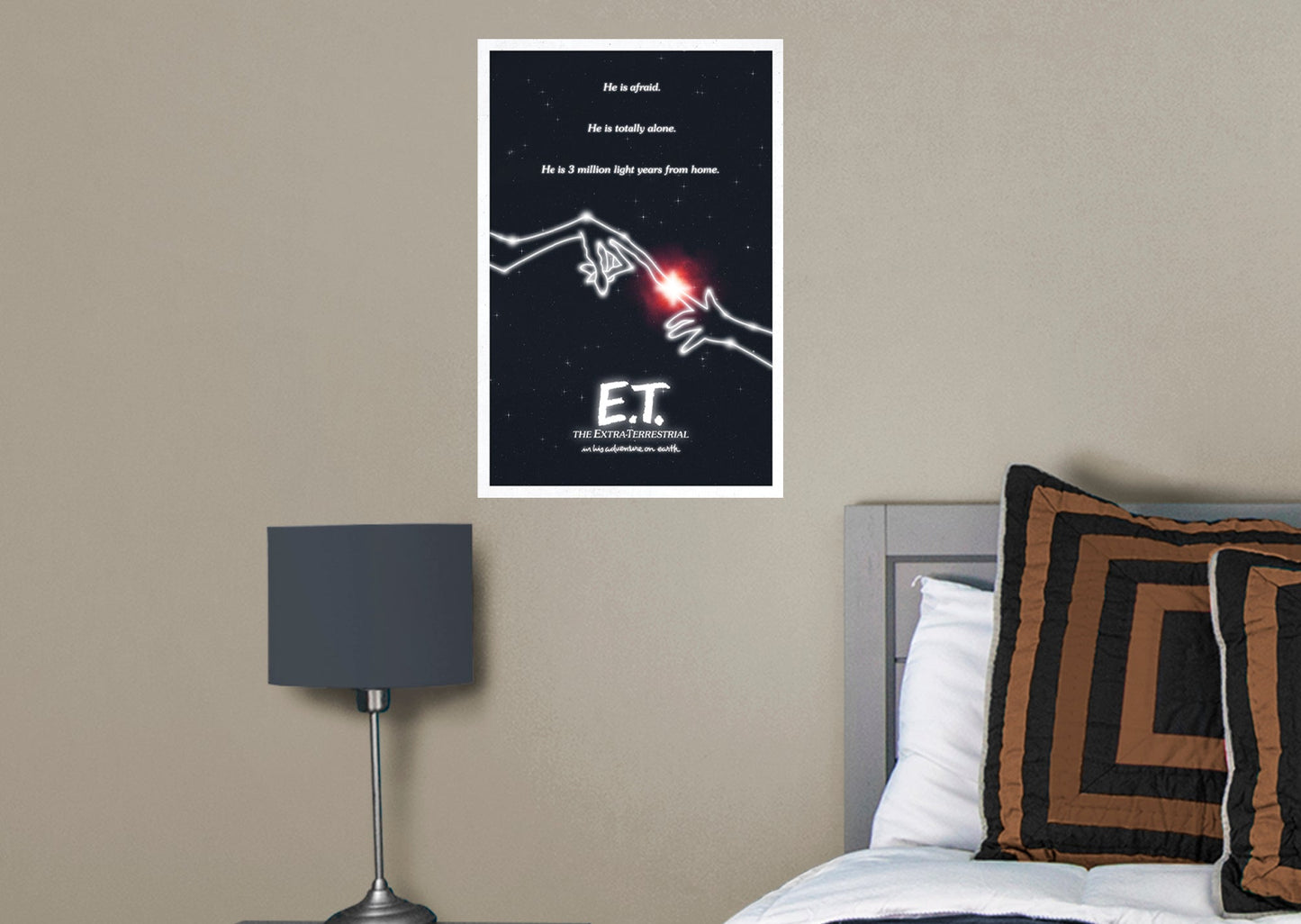 E.T.: E.T. Constellation Hands 40th Anniversary Poster - Officially Licensed NBC Universal Removable Adhesive Decal