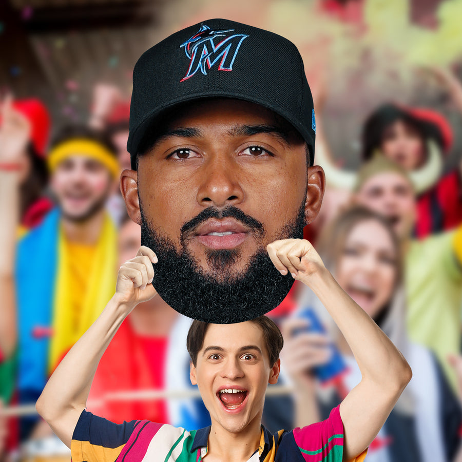 Sandy Alcantara - Big Head - Official MLB - Miami Marlins - Foam Core Cutout
