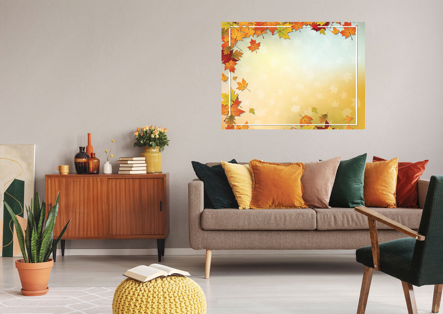 Seasons Decor: Autumn Autumn Leaves Dry Erase        -   Removable Wall   Adhesive Decal