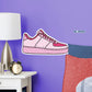 Sneaker (Pink)        - Officially Licensed Big Moods Removable     Adhesive Decal
