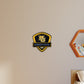 Marquette Golden Eagles:   Badge Personalized Name        - Officially Licensed NCAA Removable     Adhesive Decal