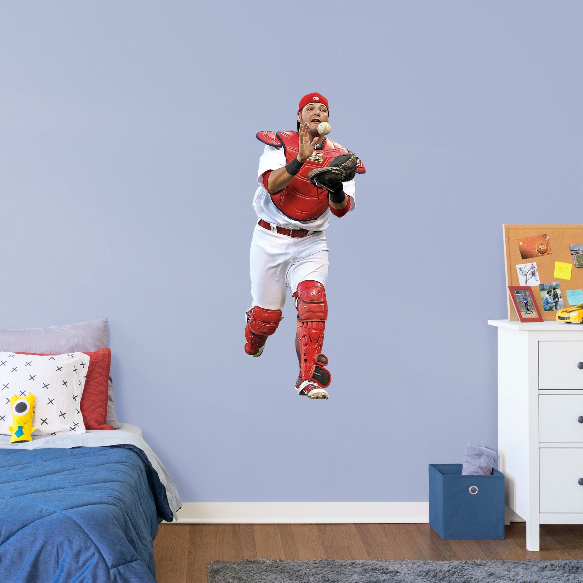 Fathead Yadier Molina St. Louis Cardinals Giant Removable Wall Mural