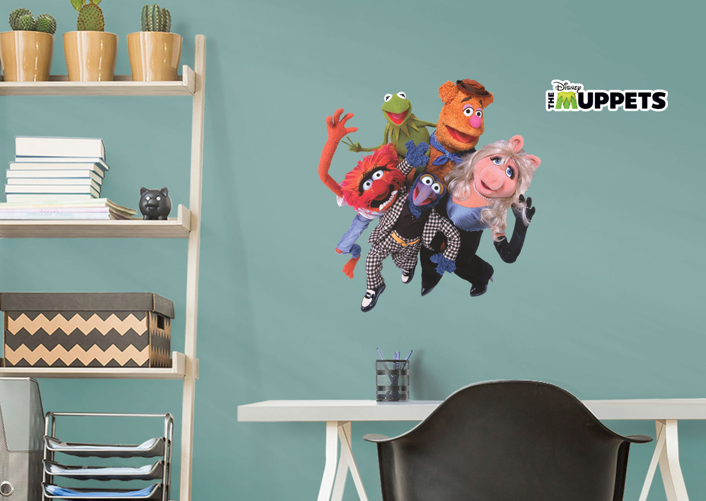 The Muppets:  Group RealBig        - Officially Licensed Disney Removable Wall   Adhesive Decal