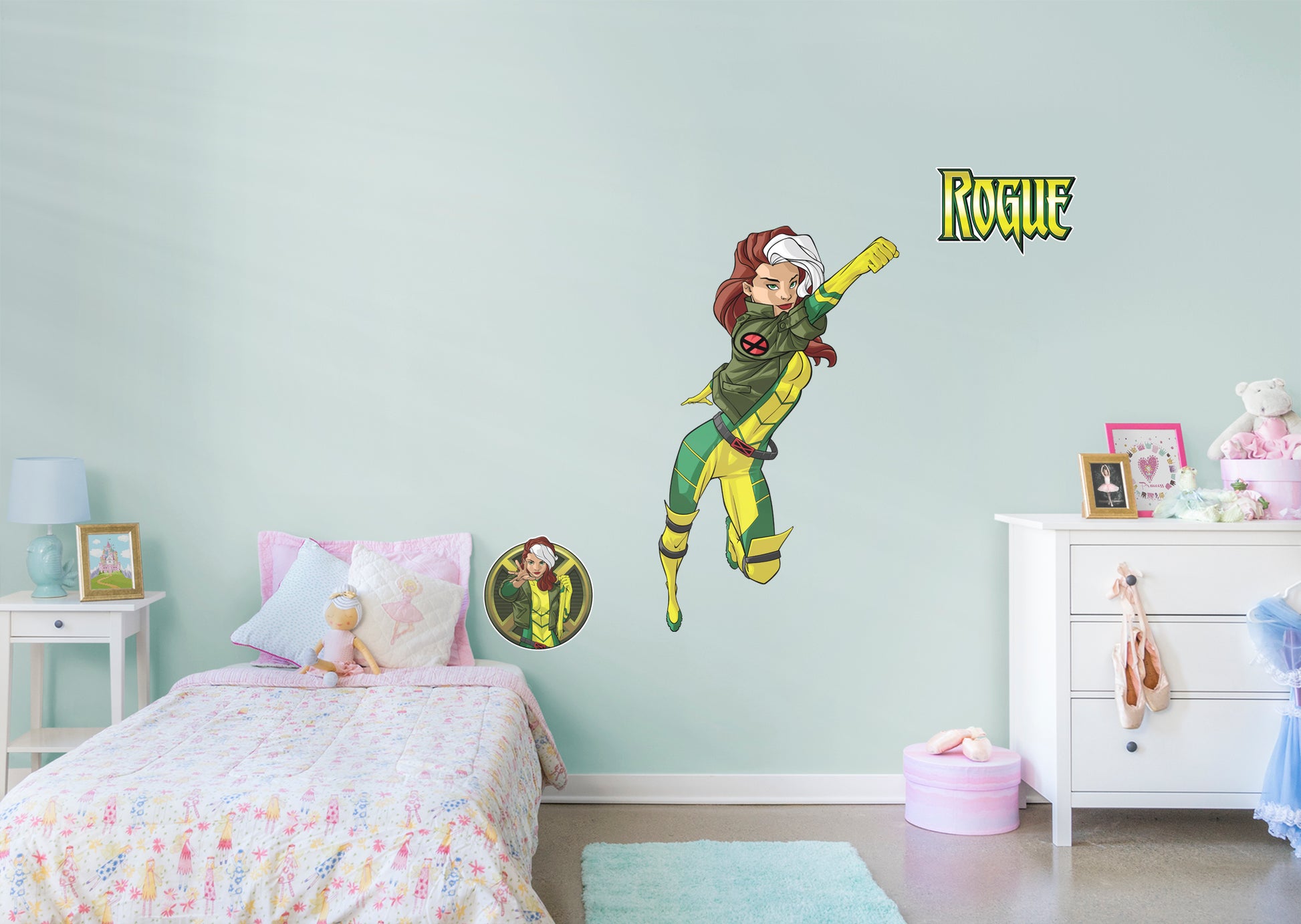 Giant Character + 2 Decals (30"W x 51"H)