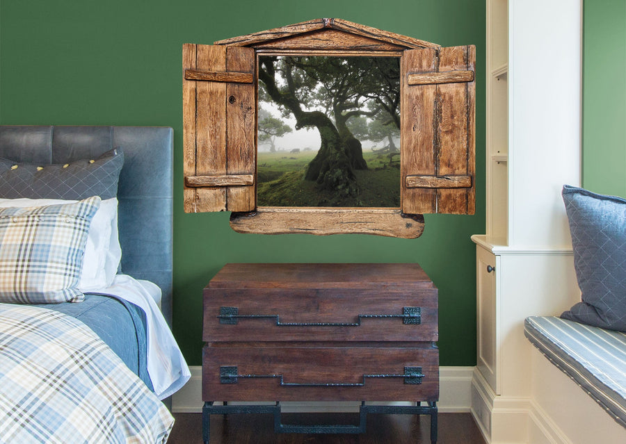 Home Decor:  Jungle Lonely Trees        -   Removable Wall   Adhesive Decal
