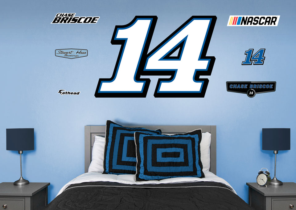 Giant Logo + 6 Decals (34"W x 51"H)