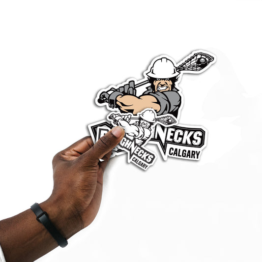 Calgary Roughnecks: Logo Minis - Officially Licensed NLL Removable Adhesive Decal