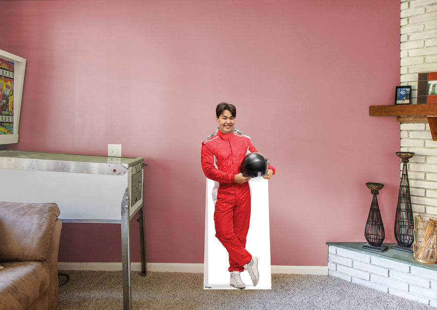 Sports: Auto Racing Stand In Life-Size Foam Core Cutout - Stand Out