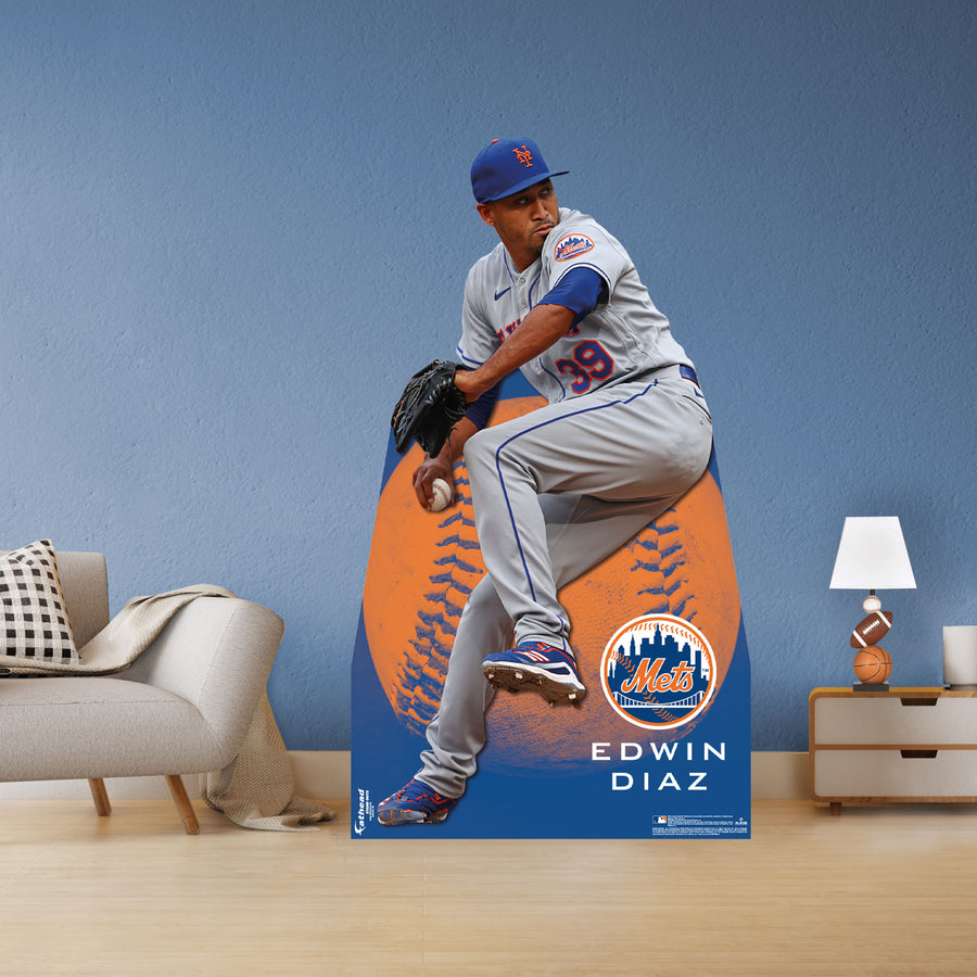 Edwin Diaz - Life-Size Stand Out - Official MLB - New York Mets - Foam Core Cutout