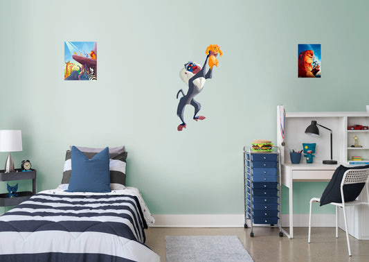The Lion King:  Rafiki Holding Simba        - Officially Licensed Disney Removable Wall   Adhesive Decal