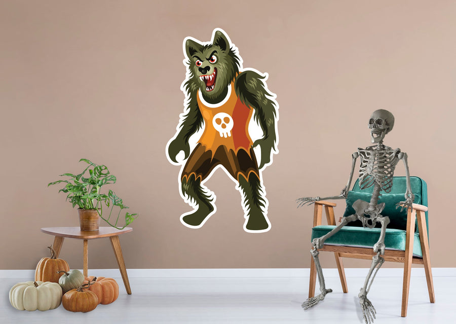 Halloween: Werewolf Icon        -   Removable     Adhesive Decal