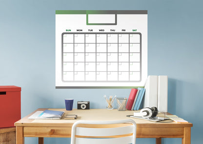 Calendars: Gradients Modern One Month Calendar Dry Erase - Removable Adhesive Decal