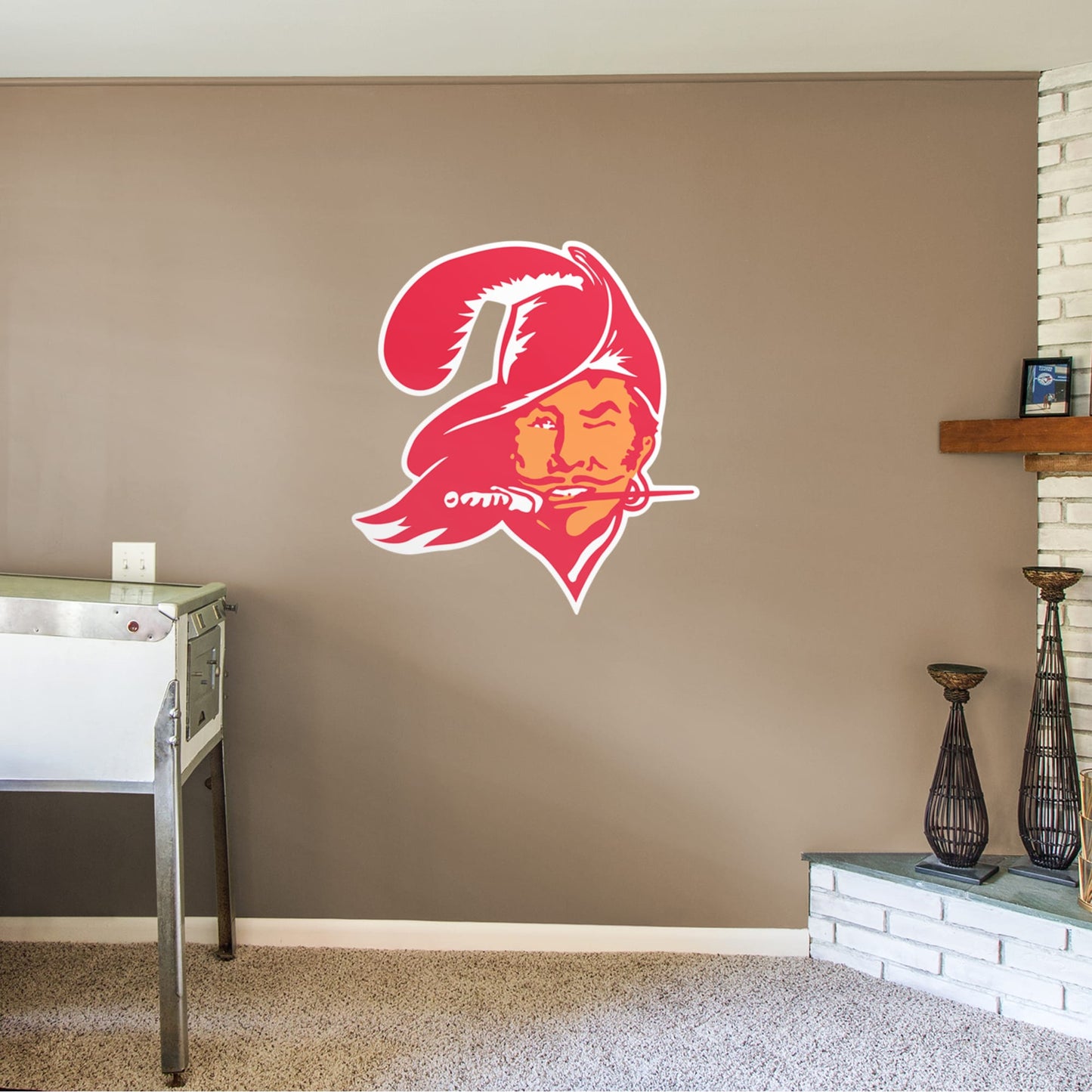 Tampa Bay Buccaneers: Classic Logo - Officially Licensed NFL Removable Wall Decal