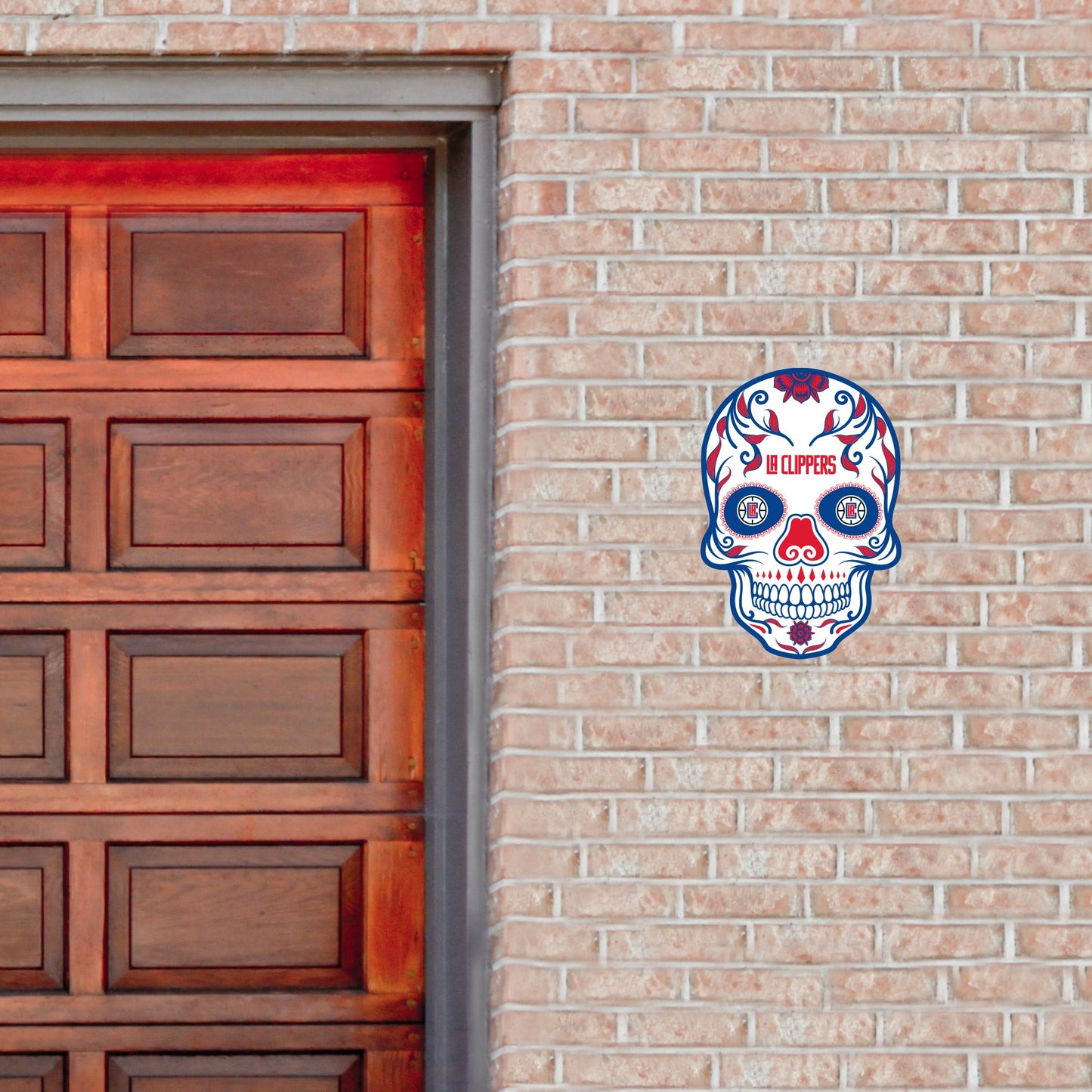 Los Angeles Clippers: Skull Outdoor Logo - Officially Licensed NBA Outdoor Graphic