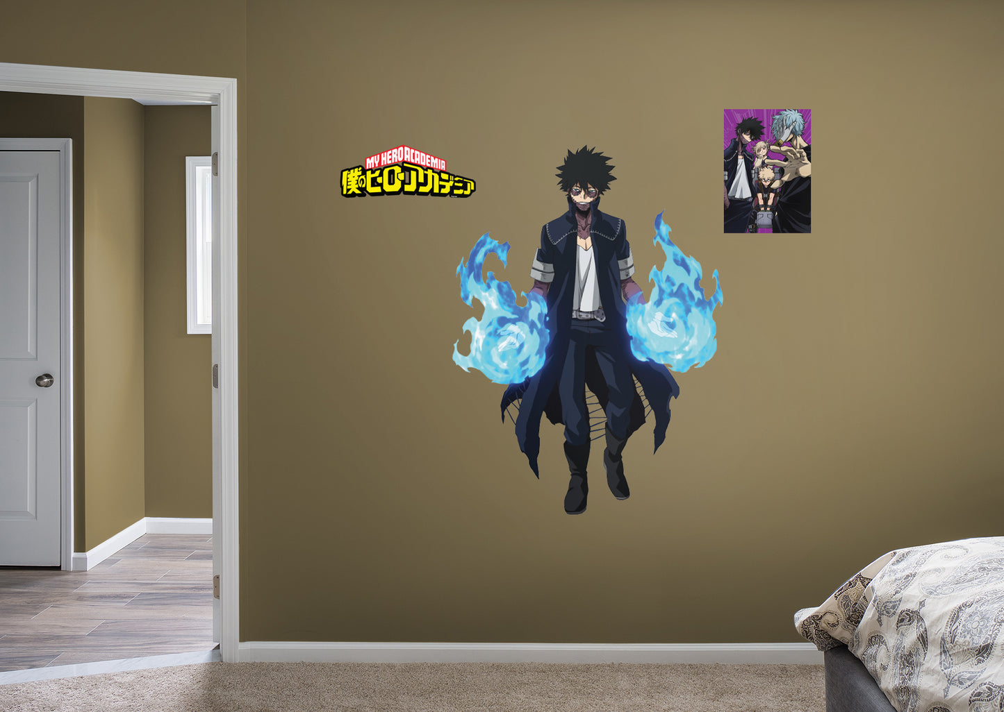 My Hero Academia: DABI RealBig        - Officially Licensed Funimation Removable     Adhesive Decal