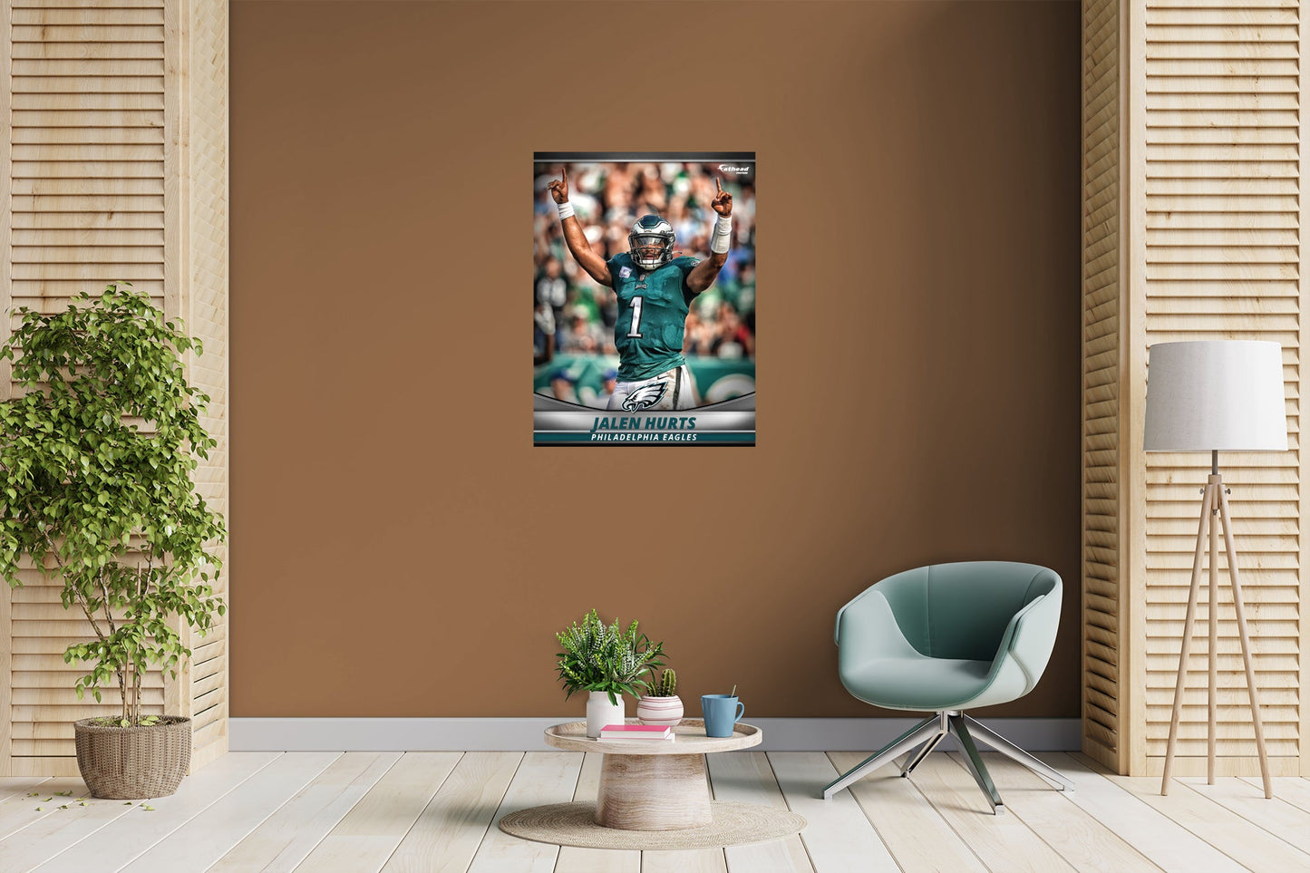 Philadelphia Eagles: Jalen Hurts No.1 Poster - Officially Licensed NFL Removable Adhesive Decal