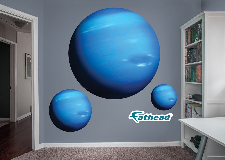 Planets: Neptune RealBig - Removable Adhesive Decal